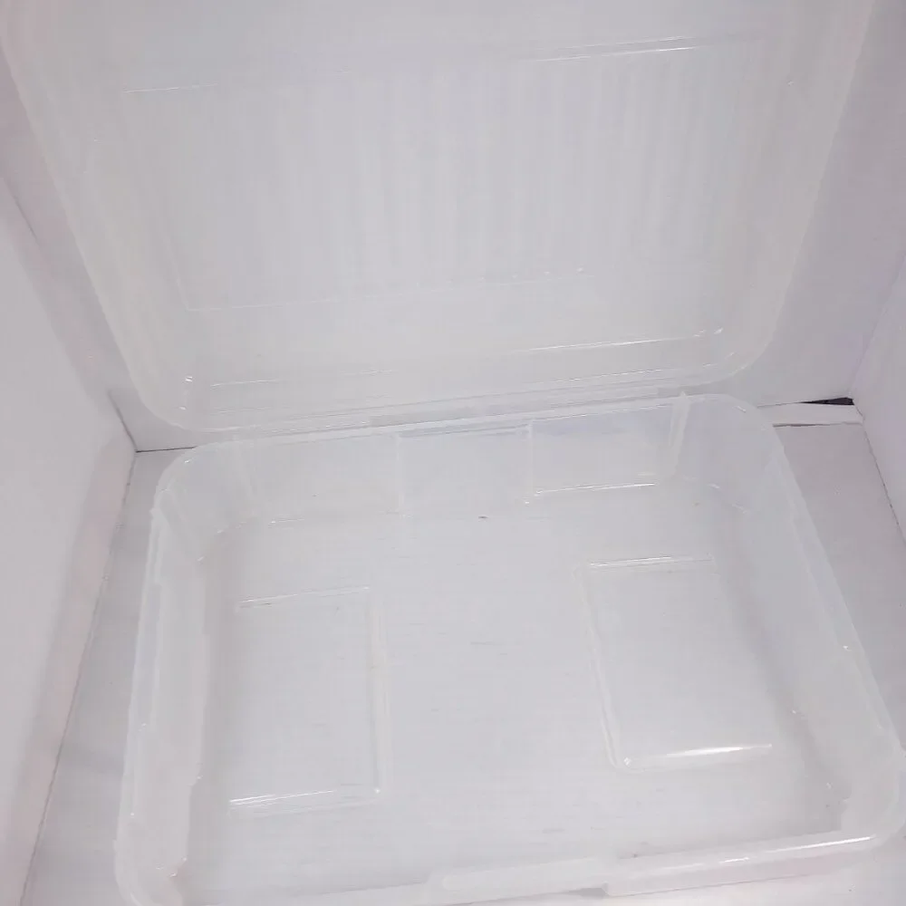 Vintage Rubbermaid Organizer Keepers‎ Snap Case 2282 51C clear plastic hinged